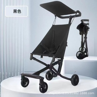 Cross-Border Children's Lightweight Pocket Stroller Baby Travel Umbrella Stroller High-View Baby Lightweight Foldable Baby Stroller