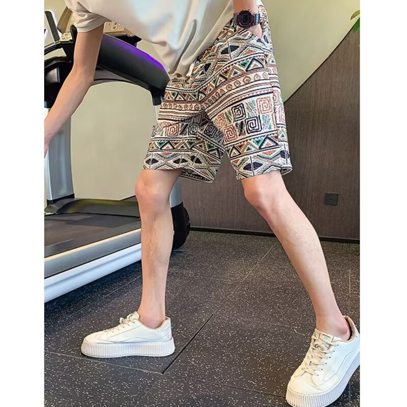 Summer Thin Casual Shorts Beach Pants Fashion Brand plus size Sports Pants Hong Kong Style New Arrival