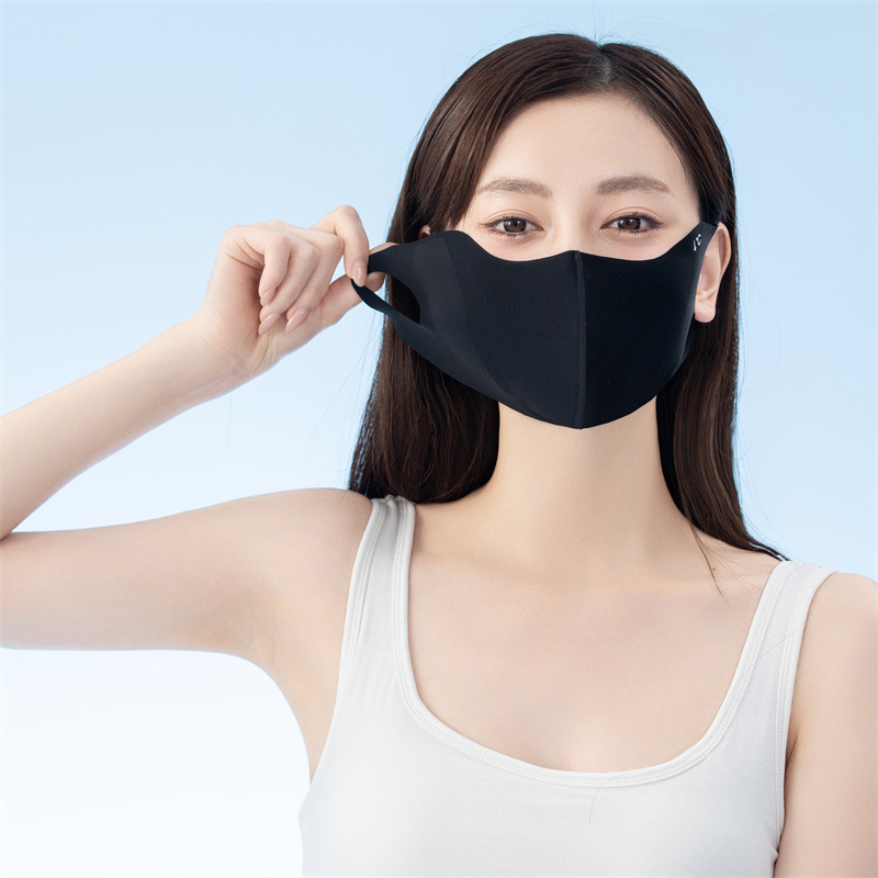 无痕一体防晒口罩防紫外线夏季冰感面罩薄款遮阳护眼口罩批发详情14