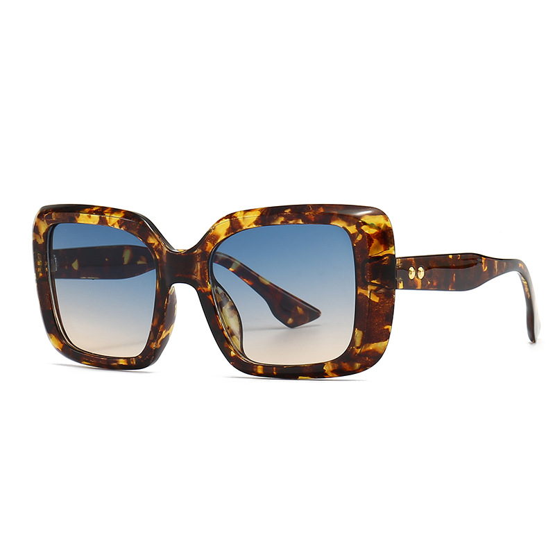 Cross border foreign trade new modern retro square frame sunglasses INS style street style big name sunglasses 9147_voghion.com