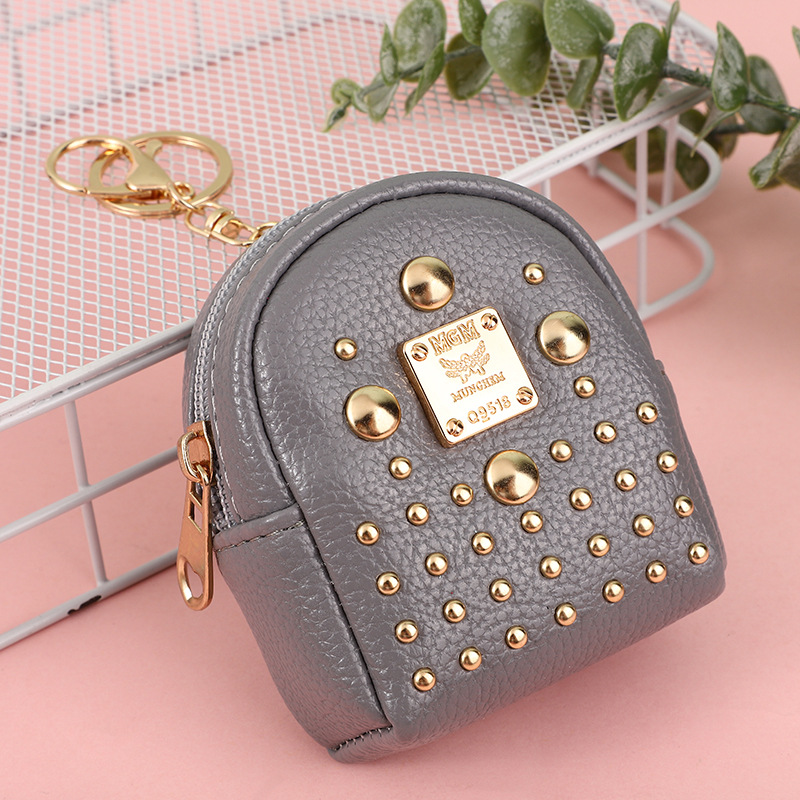 Bolso de las mujeres 2023 nuevo pequeño bolso de La Moneda bolso femenino estudiante todo partido llavero integrado auricular bolsa de la moneda