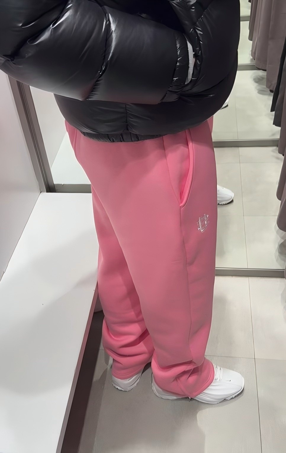 Casual Embroidered Zipper Sweatpants High Street Hip Hop Rap Style Men's And Women's Long Pants Street Fashion_ecoleips.com