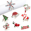 Christmas silver paper napkins, with snowflakes, wholesale