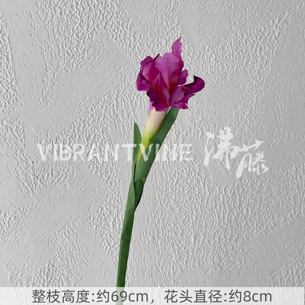 Púrpura de la boda flor artificial salón de bodas Camino de plomo techo arreglo floral Hotel Bienvenido arco piso decorativo flor artificial