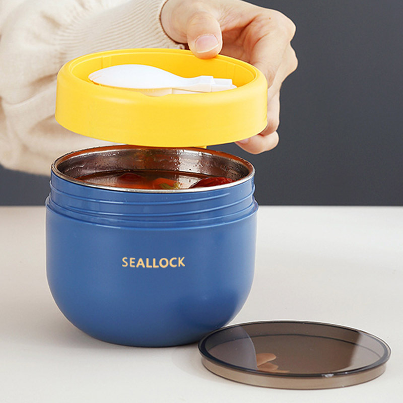 304 ステンレス鋼断熱ボウル朝食カップオートミールカップ広径ヨーグルトボウルお粥缶ポータブル鮮度保持ボウル小さなランチボックス|undefined