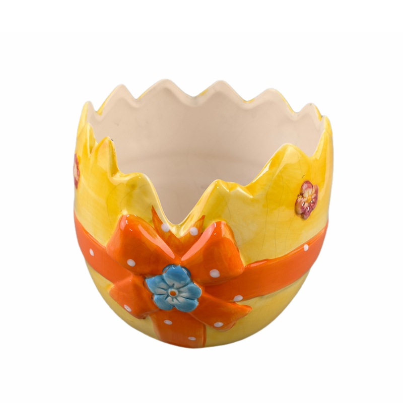 Caja de almacenamiento de joyería de huevo de cerámica creativa de estilo europeo, decoración del hogar, anillo de cáscara de huevo, caja de almacenamiento, almacenamiento