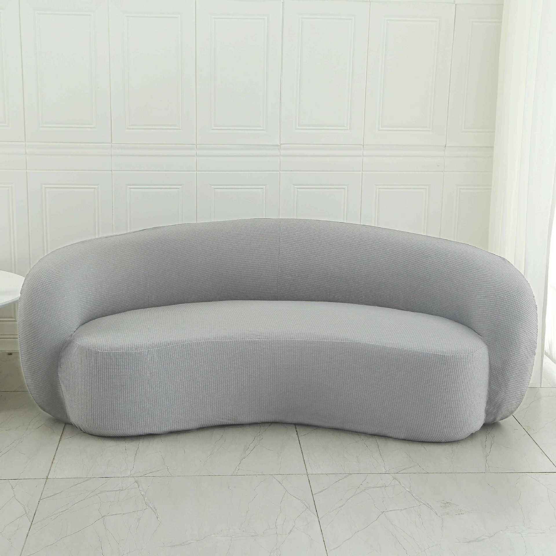 Cubierta de sofá y silla Cubierta de sofá de balcón de dormitorio individual de lana de cordero perezoso Cubierta de silla de sala de estar sencilla y cómoda