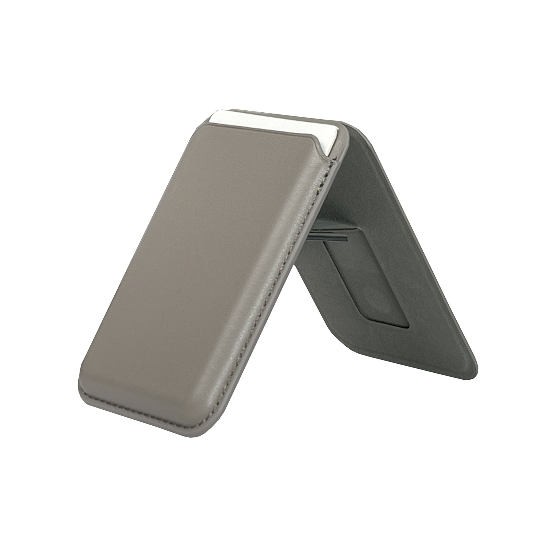 Aplicable a Apple serie MagSafe bolsa de tarjetas magnéticas iPhone serie PU cuero magnético fuerte soporte plegable cubierta de tarjetas