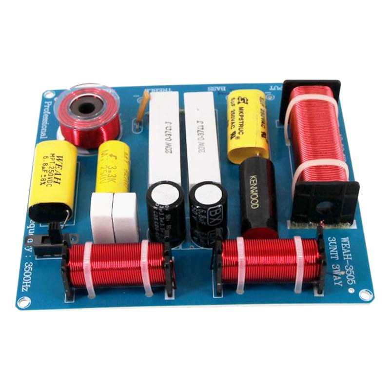 Crossov alta escuela baja pantalla dividida divisor KTV etapa profesional altavoz divisor de frecuencia caja de tarjeta divisor de frecuencia tres