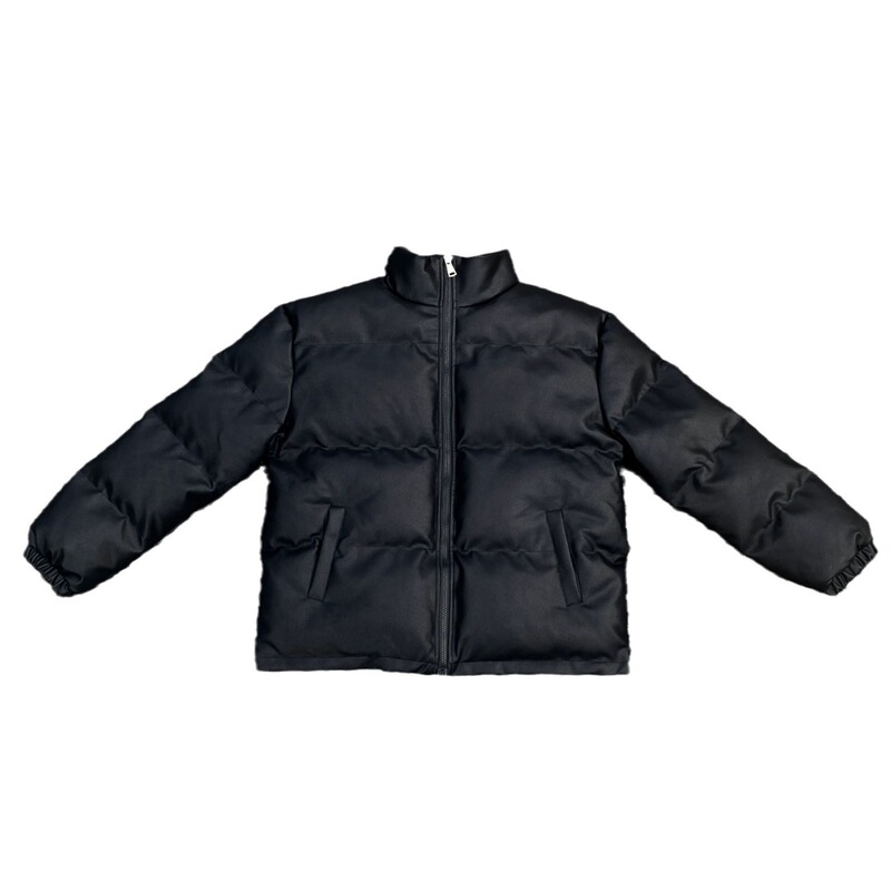 Multi-Layer Ess High Street Waterproof Thick Cotton Jacket Couple's Stand Collar Cotton Coat Loose Couple's Puffer Jacket Trendy Brand