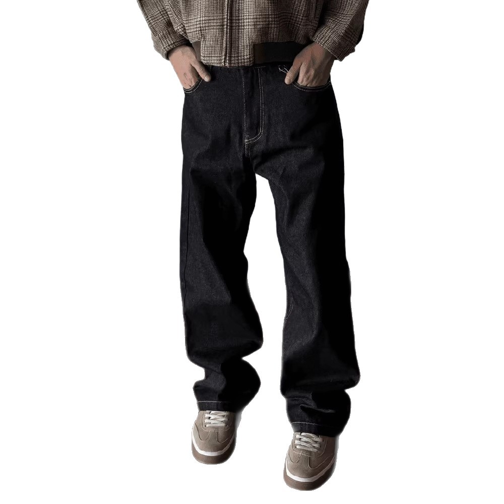 Men's Clothing Cleanfit Men's American Style Hand Sewn Jeans_mkmklike.com