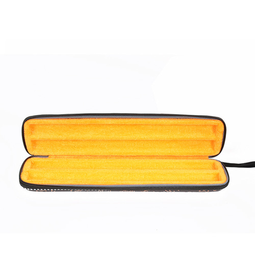 Two-section flute box, bamboo flute box, calligraphy flute box, musical instrument bag, molded bamboo flute storage box, ancient writing accessories
