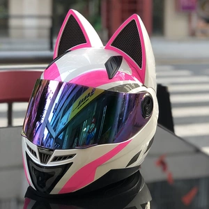 Motorcycle Full Face Helmet Men Women Full Covered Racing Helmet