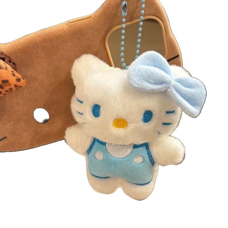 2025新款KT钥匙扣毛绒公仔挂件HelloKitty钥匙链挂饰包包挂件礼物|undefined