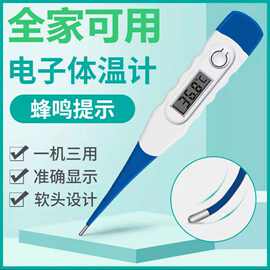 电子温度计 软头数字智能仅供外贸测温计体温表thermometer体温计