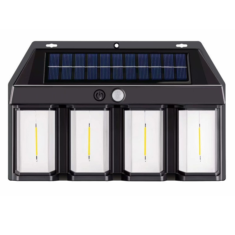 야외 태양 유도 텅스텐 와이어 따뜻한 빛 벽 램프 사람들은 빛 사람들 밖으로 나가 빛 빌라 정원 방수 벽 램프