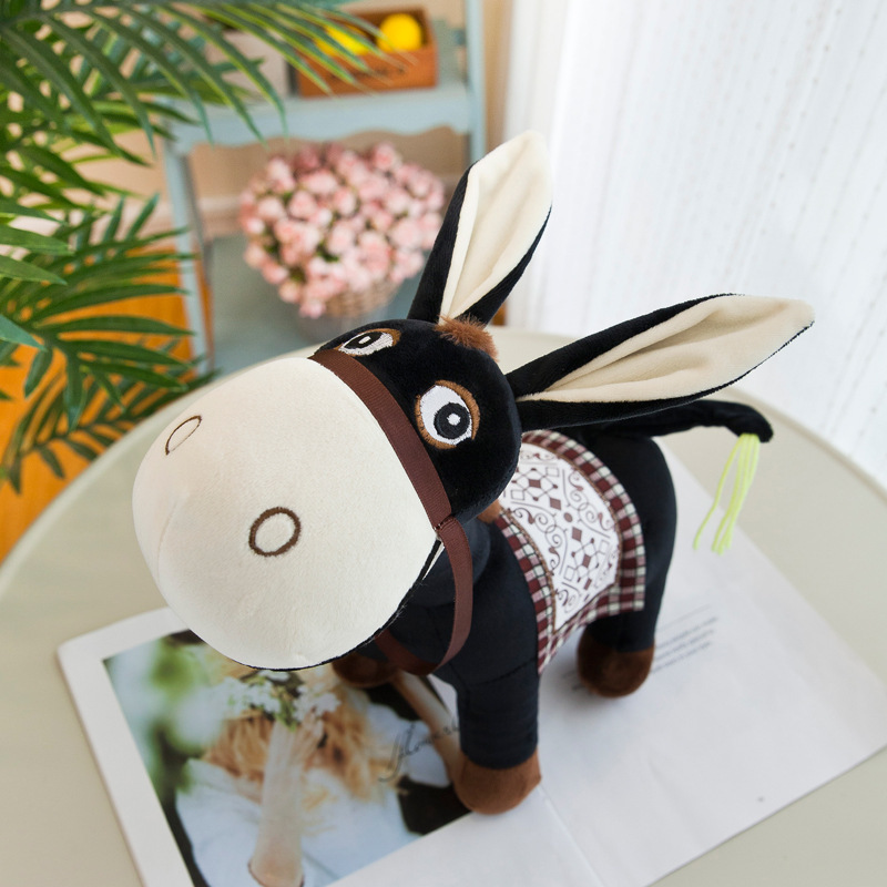 かわいいロバのぬいぐるみ、子供向けのホリデーギフト、卸売装飾品、ぬいぐるみメーカー卸売|undefined