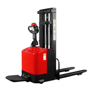 Electric Stacker Forklift 1 Ton Small Fully Automatic Hydraulic Lift Truck 2 Ton Lifting Pallet Loading and Unloading Truck