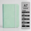 A7 leather bound book [100 sheets light green] x1 book