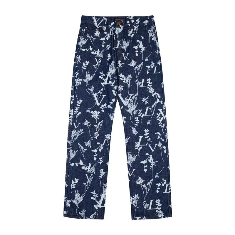 2025 Spring and Autumn Fashion Heavy Jacquard Jeans Men's Straight High Street Teen Trendy Vintage Wide Leg Trousers 2025 Spring and Autumn Fashion Heavy Jacquard Jeans Men's Straight High Street Teen Trendy Vintage Wide Leg Trousers