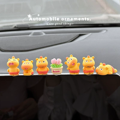 Screen, Interior Car Decoration, Electric – Car ornaments - tulips-6-little-capybaras-free-stickers