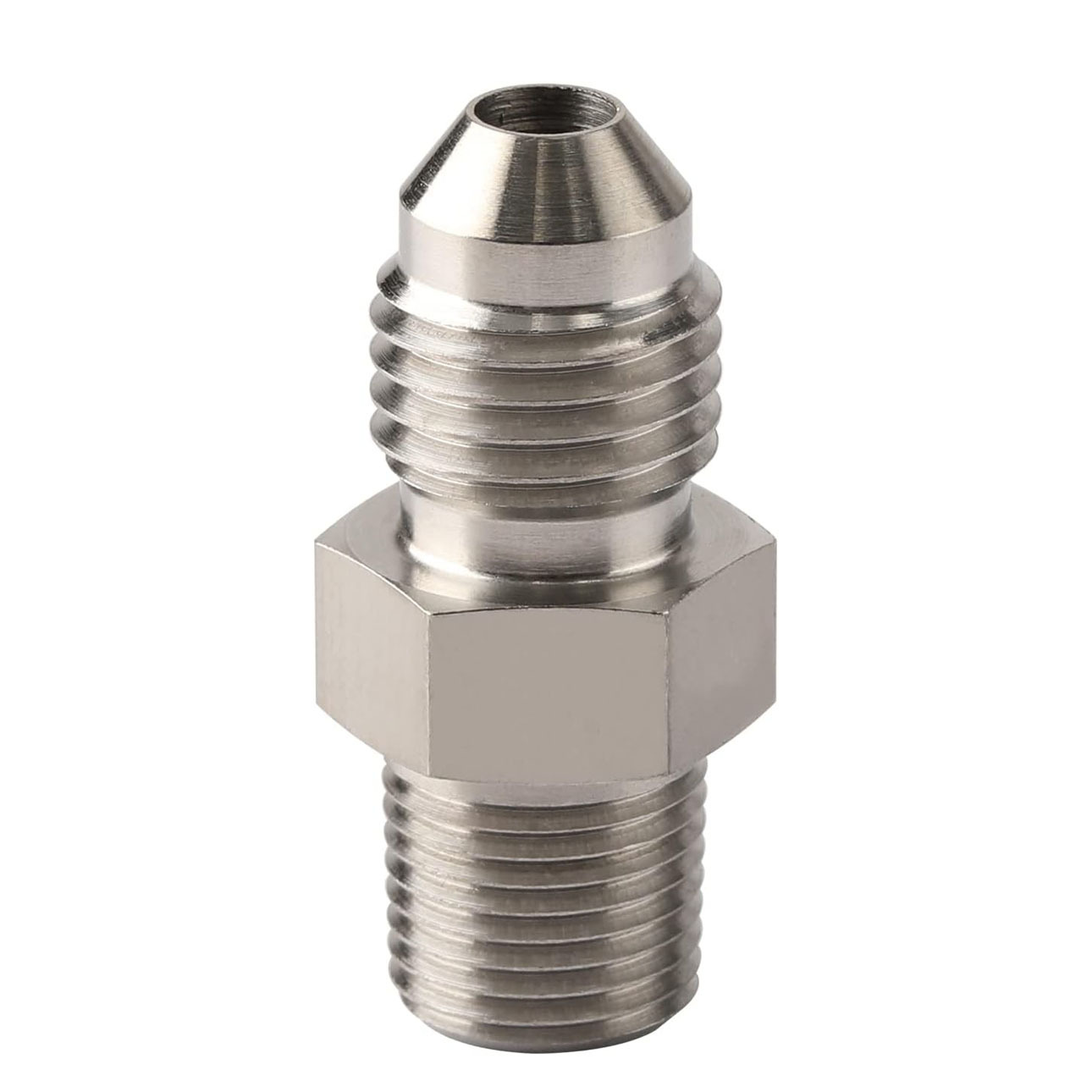 AN3-AN16 Automotive and Motorcycle Modification Parts Fuel Brake Pipe Connector Stainless Steel Straight Oil Pipe Threaded Adapter