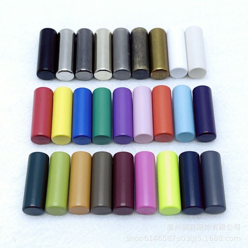 Colorful Painted Metal Screw Rope Head Hat Rope Hemp Rope Trouser Belt Rope Accessories Pendant Bell Drawstring Shoelace Head Colorful Painted Metal Screw Rope Head Hat Rope Hemp Rope Trouser Belt Rope Accessories Pendant Bell Drawstring Shoelace Head