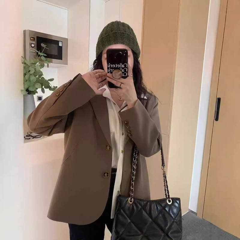 Small Short Suit 2025 New Korean Style Slim and Versatile Suit Jacket High-End Casual Suit Top