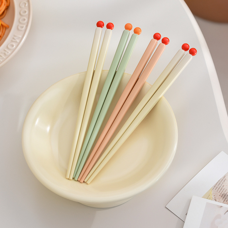 304 ステンレス鋼のポータブル食器セット サラリーマン 学生 キャンディー ドーパミン スプーン 箸 食器 2 点セット|undefined