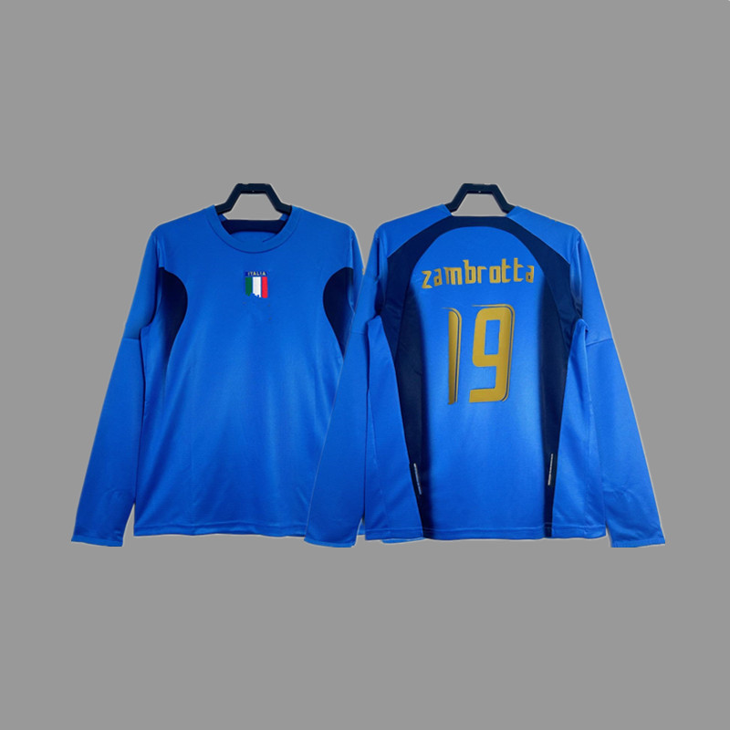 レトロジャージサッカーユニフォームイタリアユニフォームマルディーニバッジョピエロトッティカンナバロジャージ|undefined