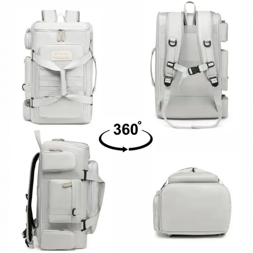 Bolsas escolares para estudiantes universitarios masculinos de gran capacidad, bolsas de equipaje de viaje, mochilas de viaje, bolsas de viaje de corta distancia para mujeres