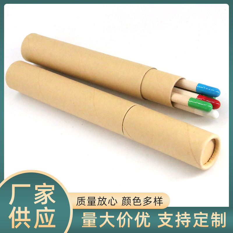 Fábrica creativa semilla lápiz 6 piezas barril papelería más que traje trasero tarjetas en ciernes lápiz impresión logo