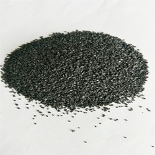 批发污水处理黑金砂 高硬度亮黑金刚砂 耐磨建筑混凝土骨料厂家