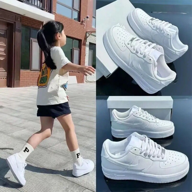 Direct Sale from Putian Women's Factory: Low-Top Sports Sneakers, Casual Air Force 1 Af1, Versatile White Shoes for Children and Men Air