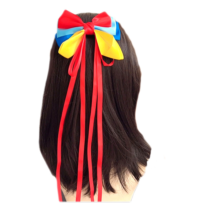 20g Weight Hair Clip Hair Accessories Type 1 Piece Quantity Holiday, Daily Occasion Bow Knot Pattern Girl'S Gender Sweet Style Girl'S Sweet Bow Knot Cloth Hair Clip 6