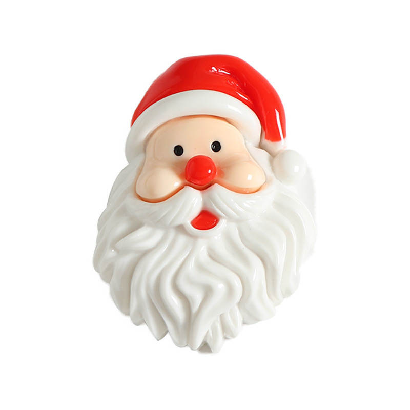 漫画大型クリスマスツリー老人ヘラジカヘッド樹脂アクセサリー diy クリーム接着剤冷蔵庫マグネットジュエリー材料パッチ|undefined