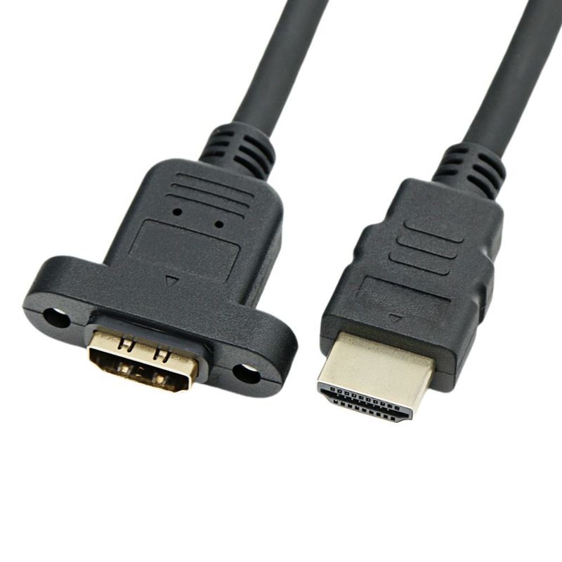 HDMI延長ケーブル、固定ネジ穴付き、HDMIオス-メスHDケーブル、全銅製、シールド付き、4K対応|undefined