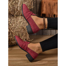 V 48728 Block Heel Loafers �ָ�һ�ŵ��ָ�Ь�羳����ͨ��
