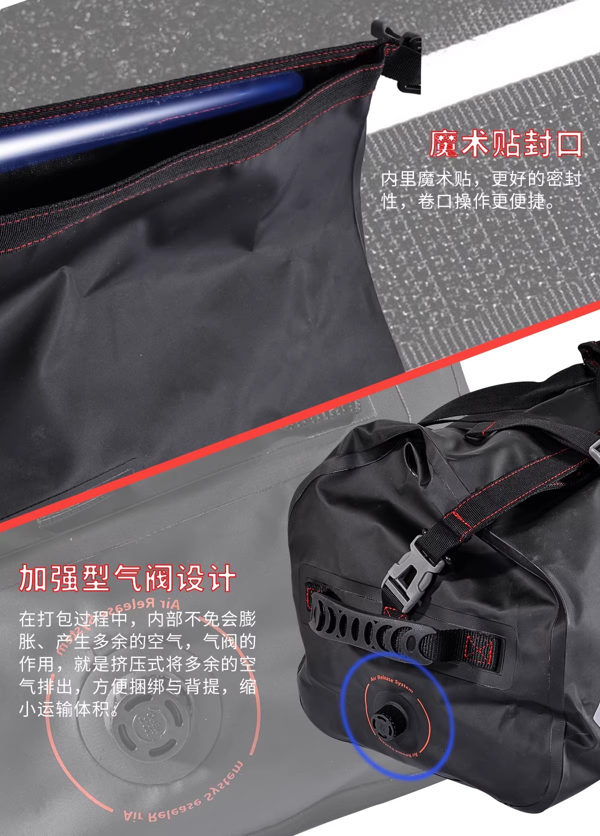 LS2 Motorcycle Rear Seat Bag Waterproof Tail Bag Riding Camel Bag Car Tail Bag Motorcycle Travel Equipment Riding Hanging Bag Large Capacity