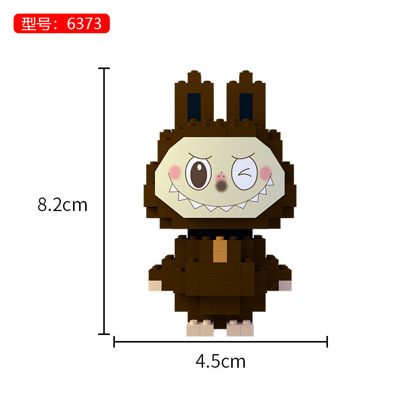 Labubu は、レゴ組み立てられた小さな粒子ビルディングブロック、Labubu 組み立てられたビルディングブロック、子供の知育玩具の装飾品と互換性があります。|undefined