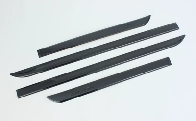 Lamp eyebrow cover, protective trim, and interior trim - door-edge-trim-baked-black-finish