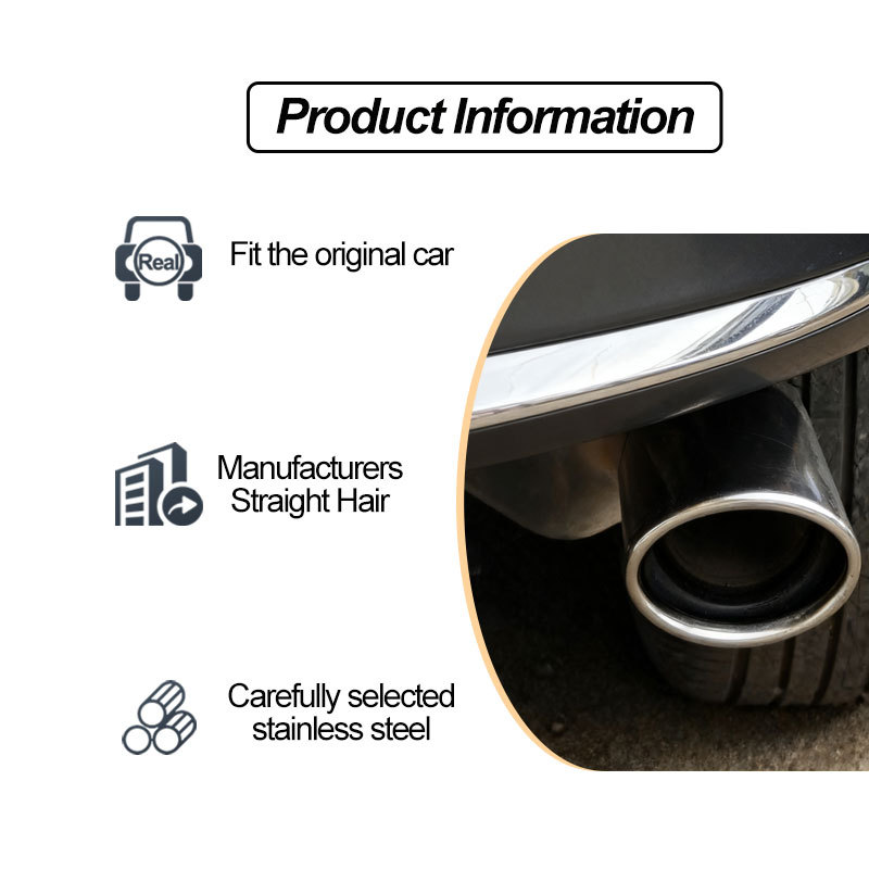 Suitable for 2020-2022 Toyota Rav4 Rongfang Round Tail Throat Wilanda Original Car Stainless Steel Exhaust Tail Throat