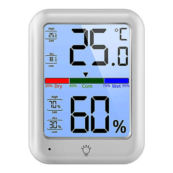 Electronic highly precise children's thermo hygrometer for home use