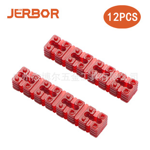 Power Socket Gasket 12Pcs Bag Red Plastic Socket Accessories Repair Fixed Socket Cross-Border Hot Sale