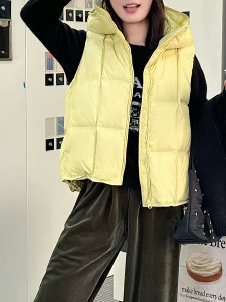 Design winter vest with down
