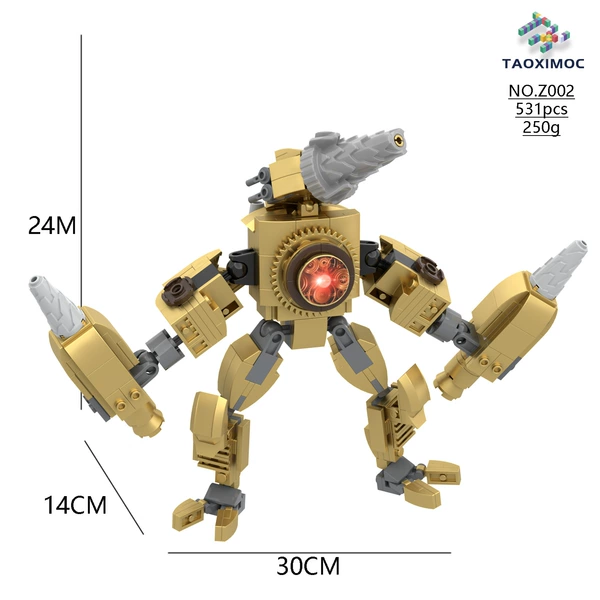 Z002 Golden Electric Drill Man