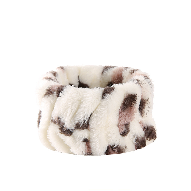 Arco banda de pelo al por mayor de las niñas de color sólido todo partido de maquillaje absorbente de sudor-limpieza lavado de cara correa de muñeca de franela banda de pelo