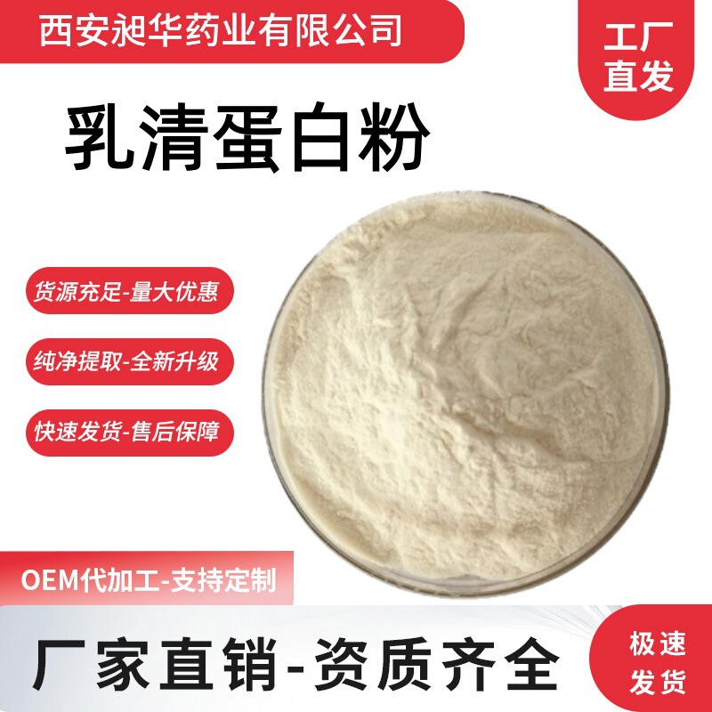 Whey Protein Isolate 90% Food-Grade and Health Supplement-Grade Protein Supplement Concentrated Whey Protein Powder Instant Whey