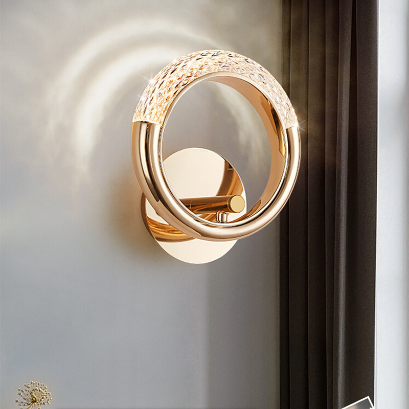 Nueva lámpara de pared de dormitorio de alto nivel, lámpara de cabecera minimalista, lámpara de pared de lujo, lámpara de pared super brillante, lámpara de sala de estar moderna