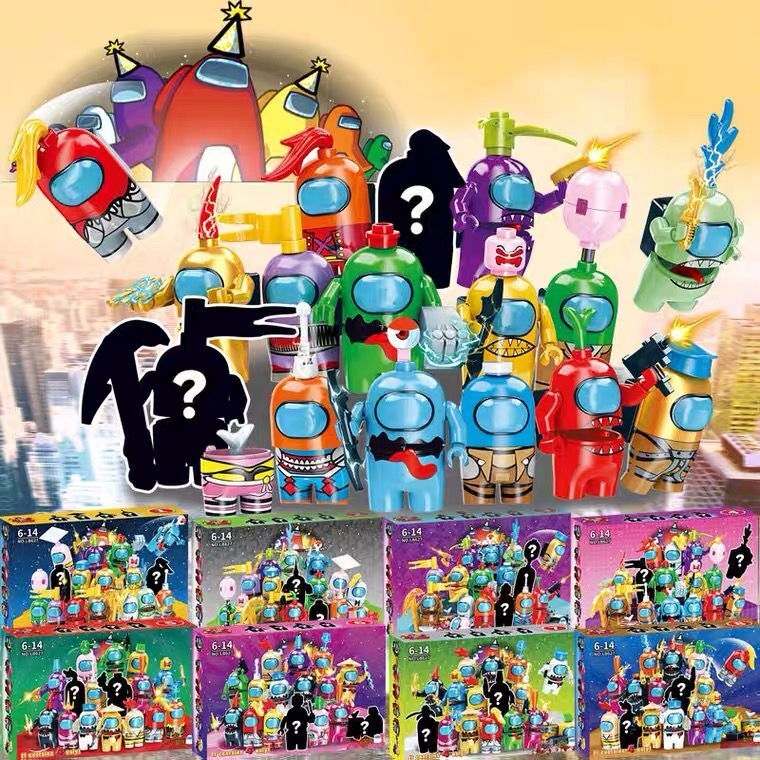 新しいスペースウルフゲームビルディングブロック人形ウルフゴーストクルーメンズブラック組み立てシーン教育知性玩具|undefined